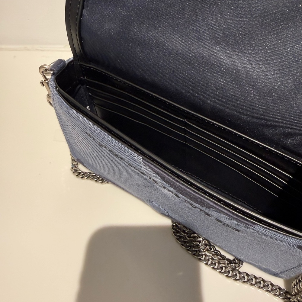 NWT Marc Jacobs The Mini Bag blue camo chain - Picture 5 of 6